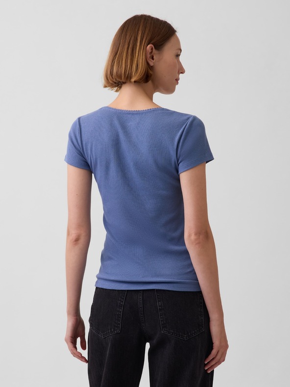 GAP Rebrasta majica z logom GAP