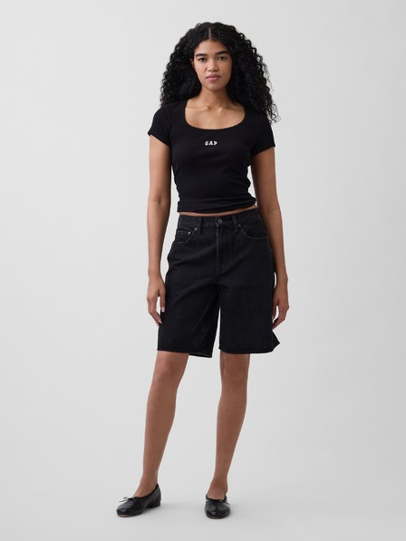 GAP Rebrasta majica z logom GAP