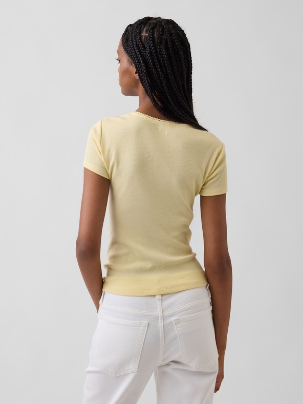 GAP Rebrasta majica z logom GAP