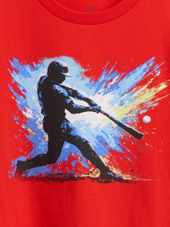 GAP Otroška majica s potiskom Gap