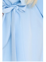 numoco SOFIA Obleke vrste metulja z vezavom v pasu - svetlo modra