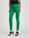 Orsay Zelene ženske hlače ozkega kroja ORSAY