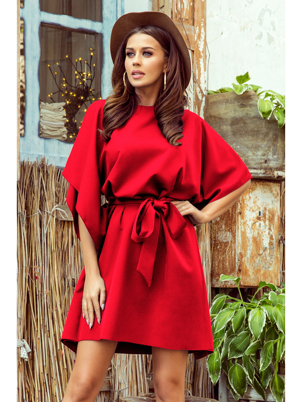 numoco SOFIA metuljaste obleke - rdeče