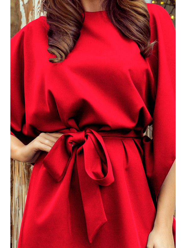 numoco SOFIA metuljaste obleke - rdeče