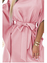 numoco SOFIA metuljaste obleke - umazano rožnate