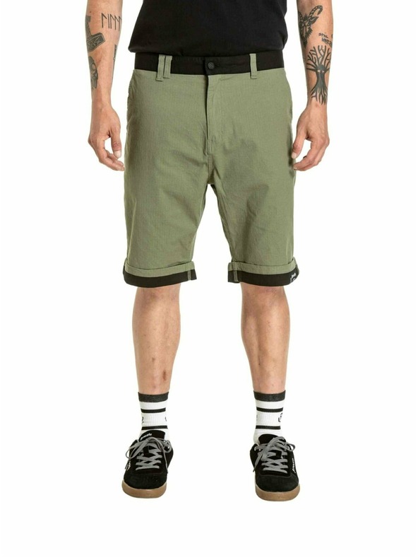Meatfly Meatfly moške kratke hlače Barry 2.0 Olive / Black Ripstop