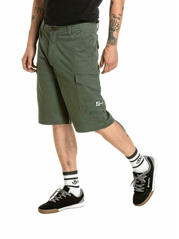 Meatfly Meatfly moške kratke hlače Icon 2.0 Bronze Green