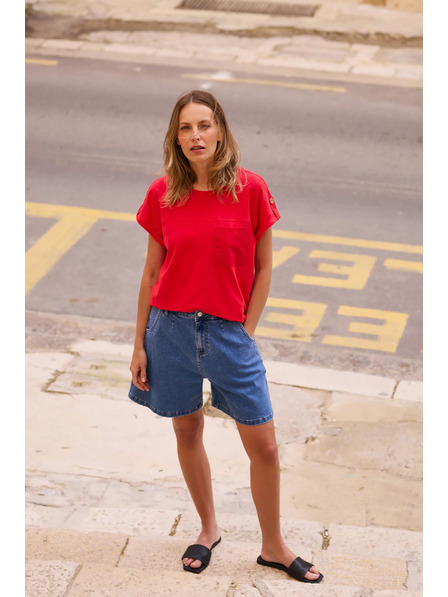 Moodo Kratke hlače džins modre Moodo