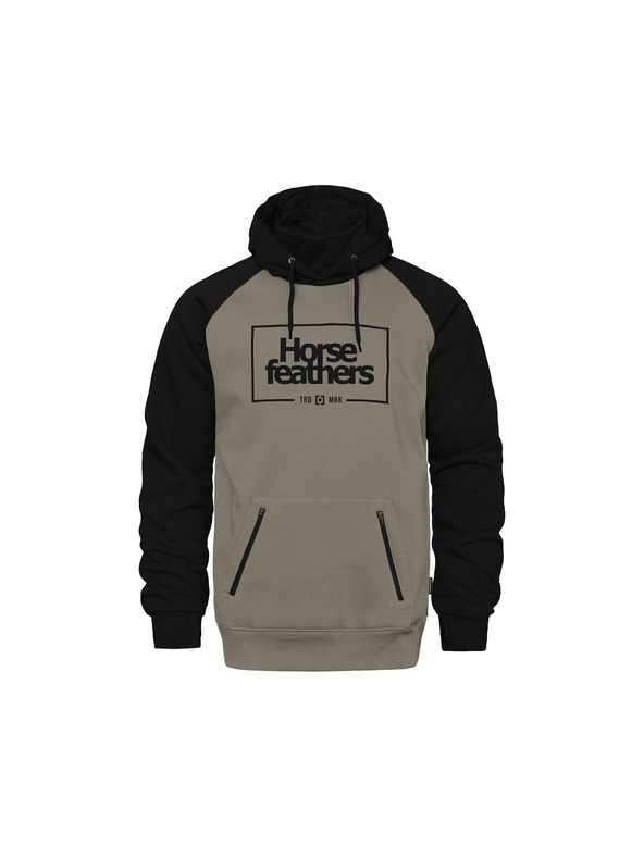 Horsefeathers Pulover Sherman - black/taupe