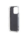 DKNY PC/TPU Kovinski vzorec hrbtnega ovitka za iPhone 15 Pro Black DKNY