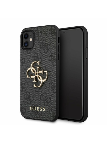 Guess Guess PU 4G Metal Logo Back Cover za iPhone 11 Grey