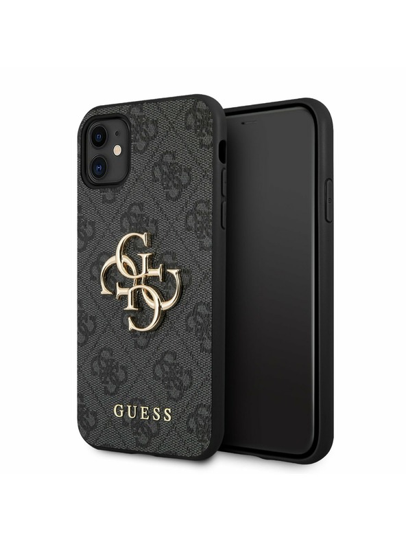 Guess Guess PU 4G Metal Logo Back Cover za iPhone 11 Grey