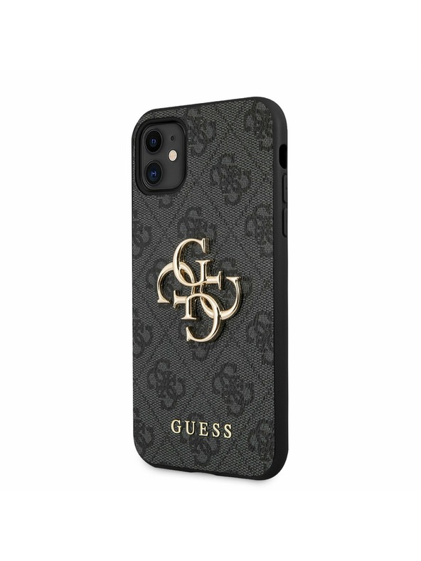 Guess Guess PU 4G Metal Logo Back Cover za iPhone 11 Grey