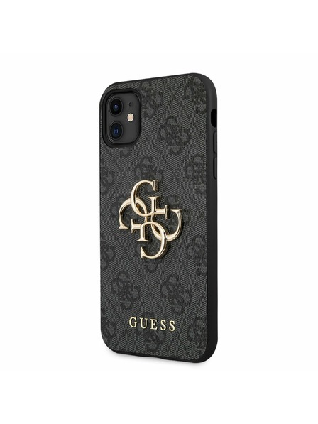 Guess Guess PU 4G Metal Logo Back Cover za iPhone 11 Grey
