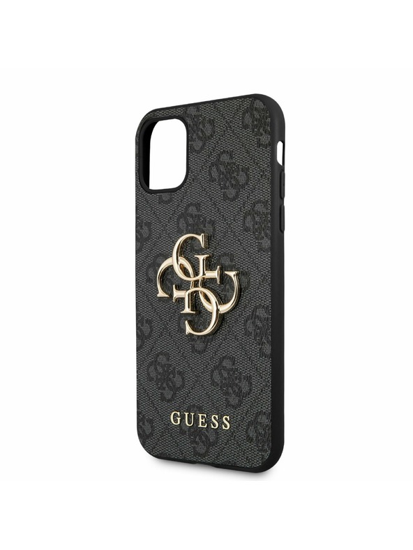 Guess Guess PU 4G Metal Logo Back Cover za iPhone 11 Grey