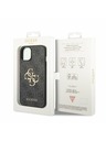 Guess PU 4G Metal Logo Zadní Kryt pro iPhone 14 Grey Ovitek za telefon