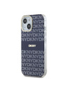 DKNY PC/TPU Repeat Pattern Tonal Stripe Magsafe Back Cover za iPhone 15 Blue DKNY