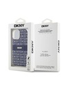DKNY PC/TPU Repeat Pattern Tonal Stripe Magsafe Back Cover za iPhone 15 Blue DKNY