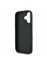 Karl Lagerfeld Karl Lagerfeld PU Prešit vzorec Zadnji pokrov za iPhone 16 Black