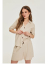 Moodo Srajca s kratkimi rokavi bež Moodo