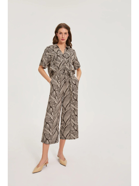 Moodo Viskozna srajca rjava Moodo