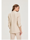 Moodo Sako z mešanico lana bež Moodo