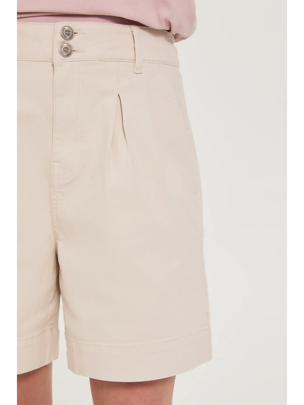 Moodo Gladke kratke hlače bež Moodo