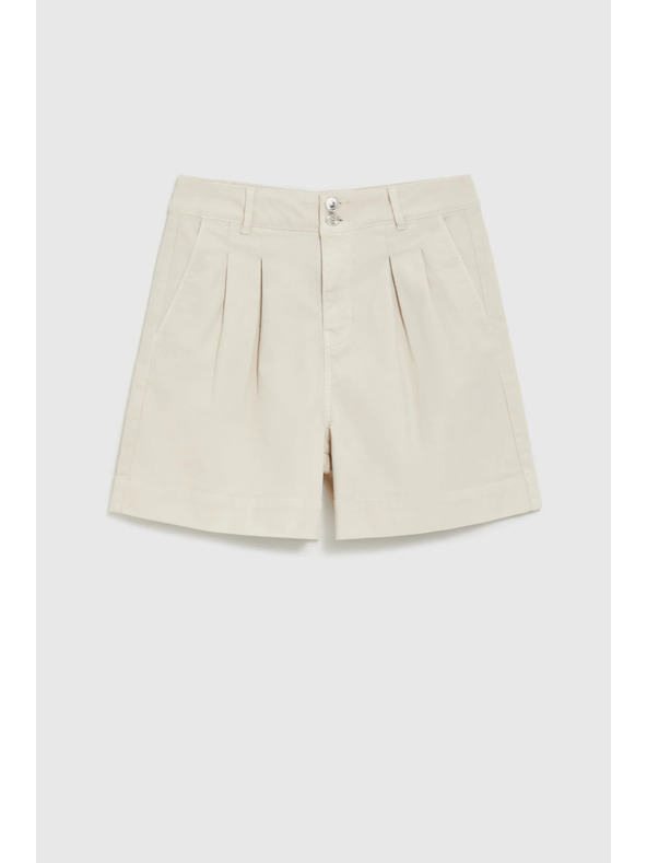 Moodo Gladke kratke hlače bež Moodo