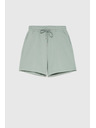 Moodo Bombažne kratke hlače olivne Moodo
