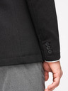 Ombre Clothing Moški črni blazer SLIM z rahlo teksturo