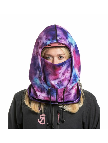 Meatfly Meatfly kapuca Conceal Purple Aquarel oversized