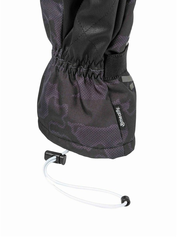 Meatfly Meatfly moški rokavičke Osbourne Morph Black