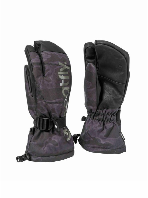 Meatfly Meatfly moški rokavičke Limp Morph Black