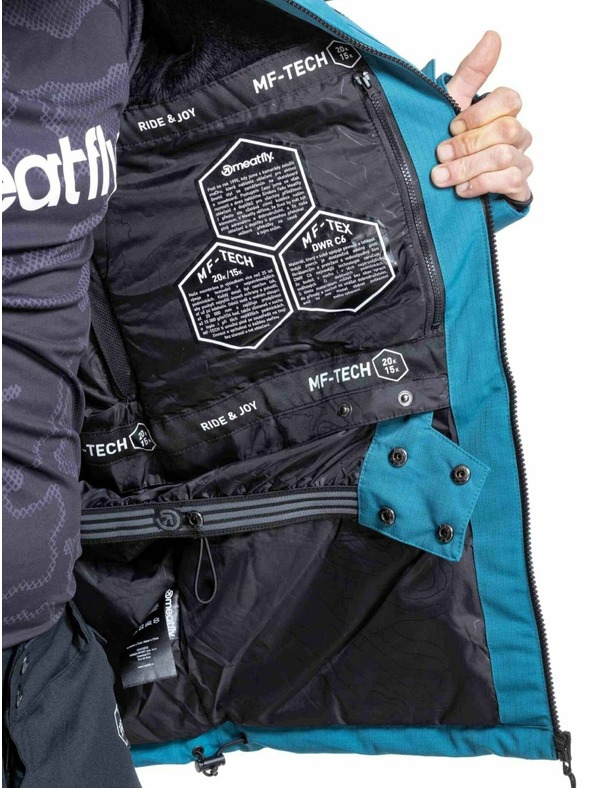 Meatfly Meatfly moška SNB & SKI jakna Helios Deep Ocean