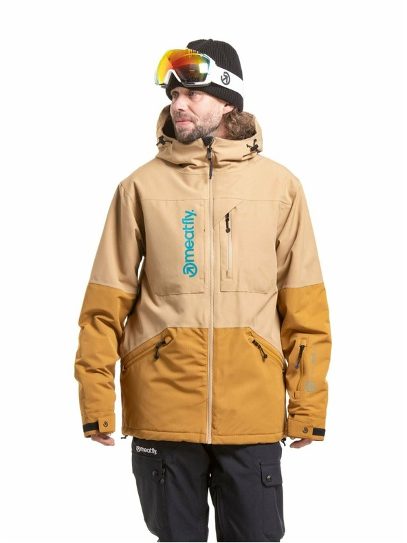 Meatfly Meatfly moška SNB & SKI jakna Helios Tan / Wood
