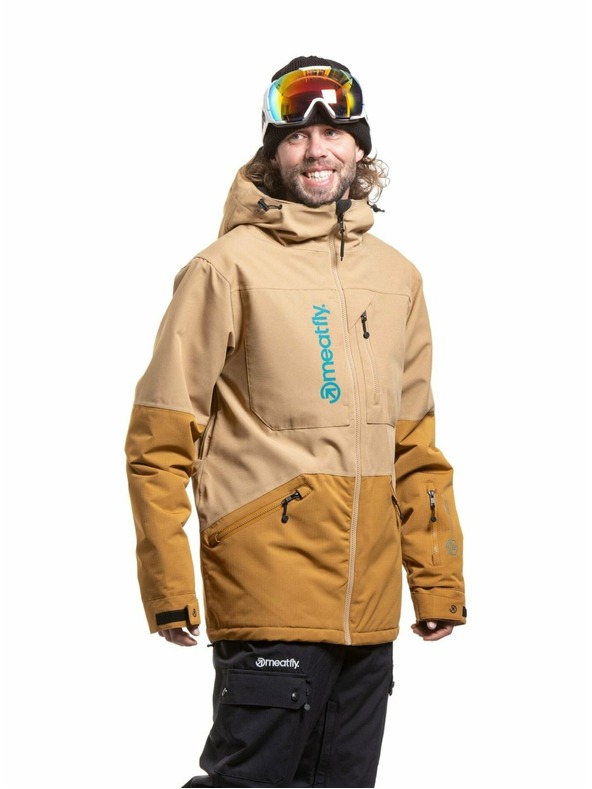 Meatfly Meatfly moška SNB & SKI jakna Helios Tan / Wood