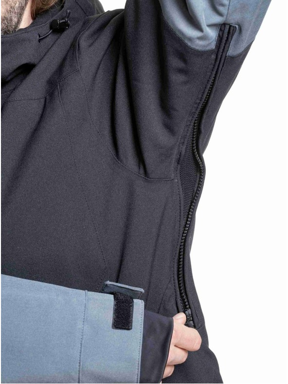 Meatfly Meatfly moška SNB & SKI jakna Helios Dark Grey / Black