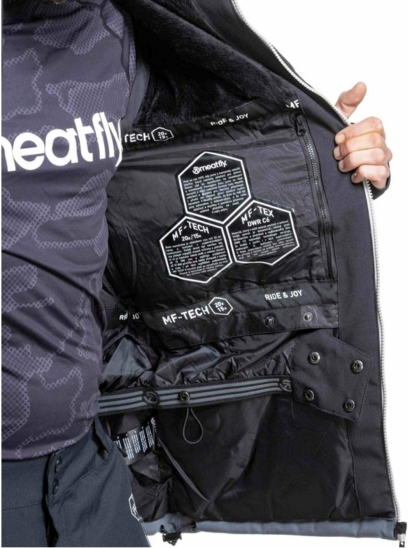 Meatfly Meatfly moška SNB & SKI jakna Helios Dark Grey / Black