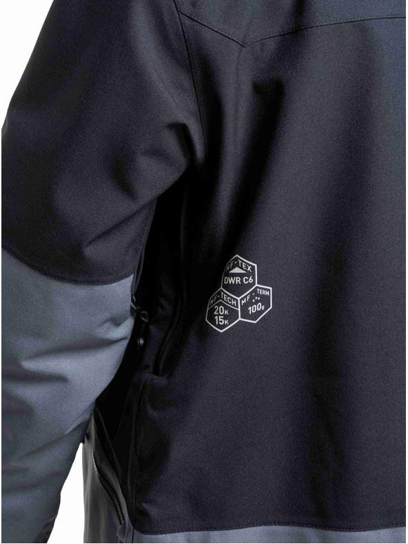 Meatfly Meatfly moška SNB & SKI jakna Helios Dark Grey / Black