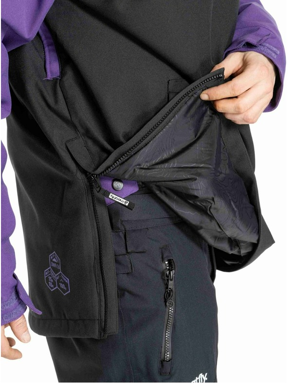 Meatfly Meatfly moška SNB & SKI jakna Slinger Petunia / Black