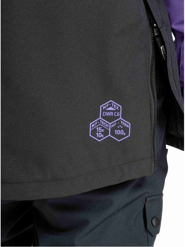 Meatfly Meatfly moška SNB & SKI jakna Slinger Petunia / Black