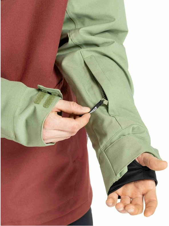 Meatfly Meatfly moška SNB & SKI jakna Slinger Oil Green / Merlot