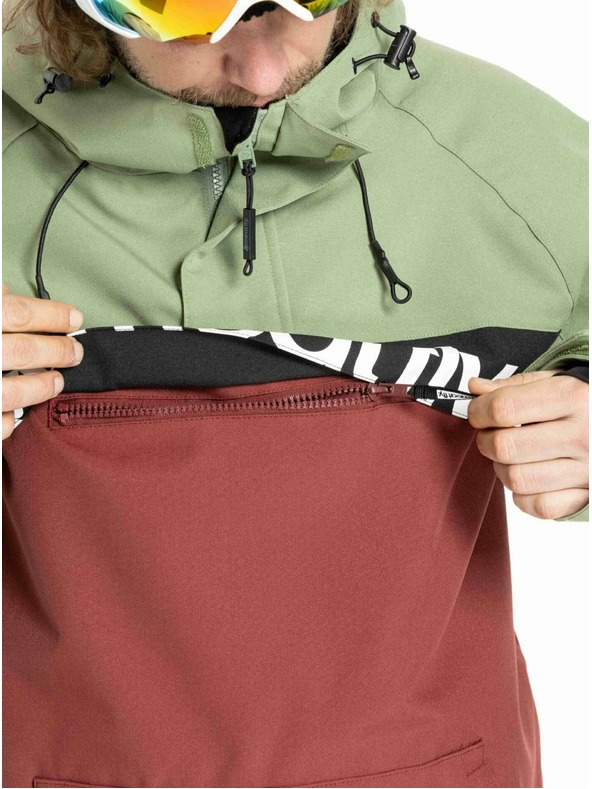 Meatfly Meatfly moška SNB & SKI jakna Slinger Oil Green / Merlot