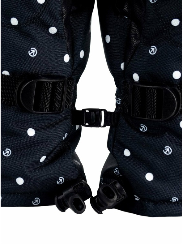 Meatfly Meatfly ženski rokavičke Manson Black Dots