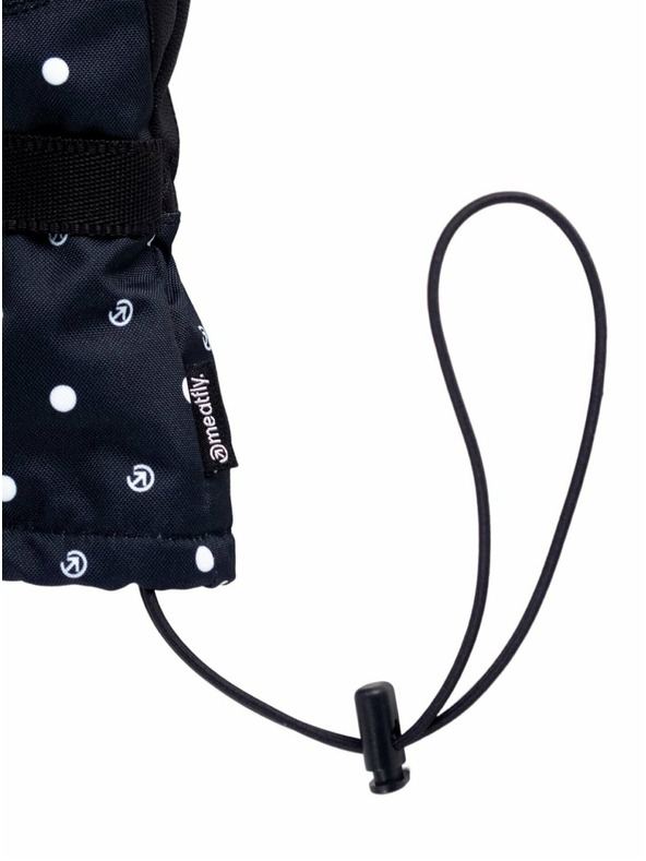 Meatfly Meatfly ženski rokavičke Manson Black Dots