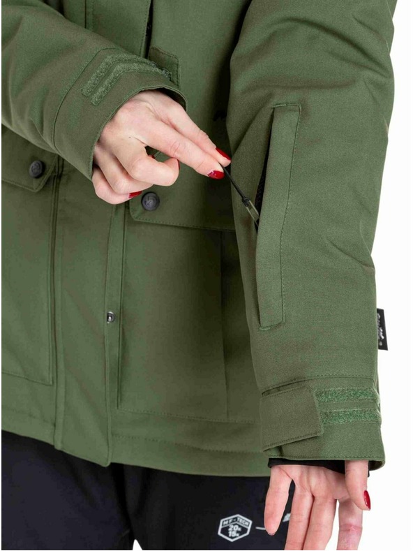 Meatfly Meatfly ženska SNB & SKI jakna Terra Bronze Green