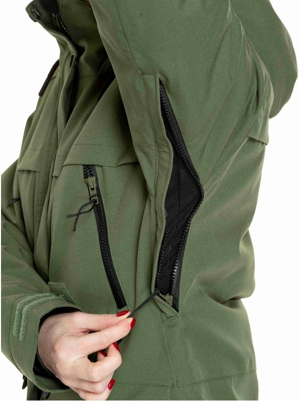 Meatfly Meatfly ženska SNB & SKI jakna Terra Bronze Green