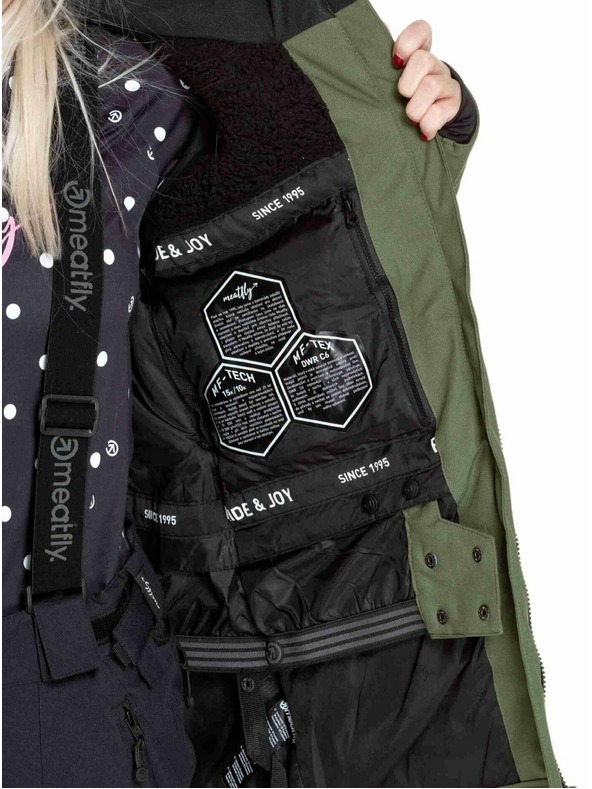 Meatfly Meatfly ženska SNB & SKI jakna Terra Bronze Green