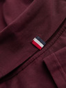 Ombre Clothing Moški gladek golfar z dolgimi rokavi - vinskega rdeči V6 OM-LSCL-0130 Ombre Clothing