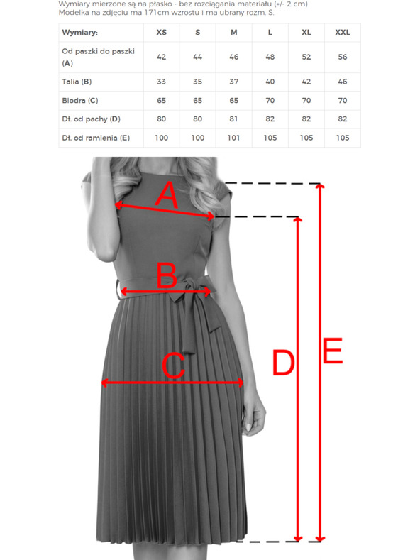 numoco LILA Klasični naborani obleki s kratkim rokavom in pasom - maslena rumena